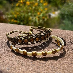 Rose Gonzales Green/White/Gold Bracelets